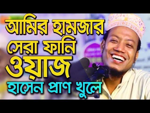 মাওলানা আমির হামজার হাস্যকর ফানি ভিডিও ll Amir hamza funny Video ll New waz 2019