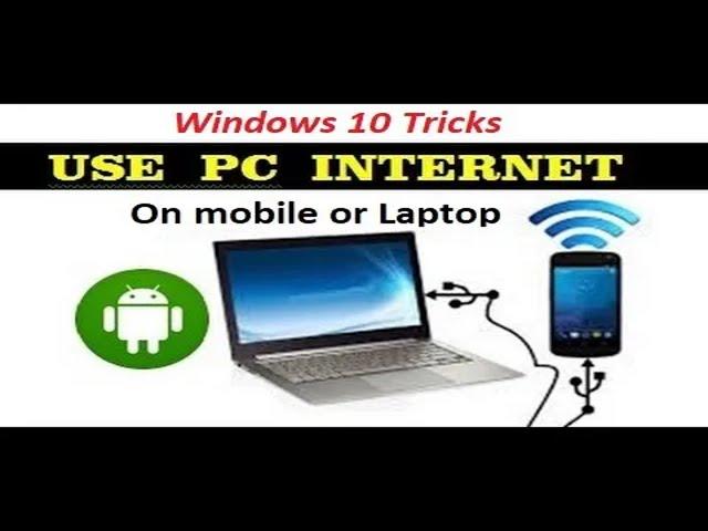 Use Internet from Laptop/ Pc internet, without wi-fi password.