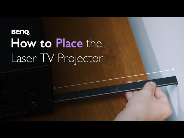 How to Place the Laser TV Projector | BenQ V7050i 4K Laser TV Projector Installation Guide