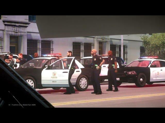 GTA 4 LAPD FELONY TRAFFIC STOP