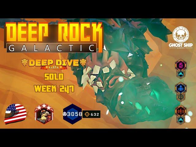 Deep Rock Galactic - Solo Engineer Elite Deep Dive [Week 247] (Gangrenous Cemetery) Sandblasted