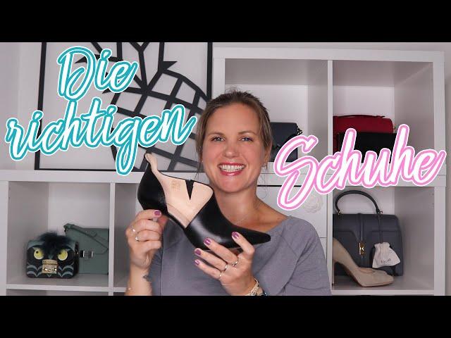 Die richtigen Schuhe | Lass deine Beine länger wirken