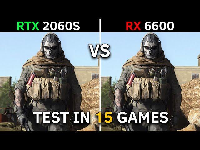 RTX 2060 SUPER vs RX 6600 | Test In 15 Latest Games