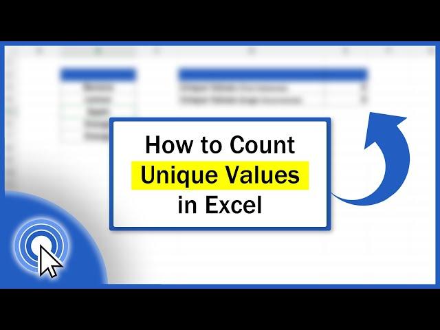 How to Count Unique Values in Excel (Quick and Easy)