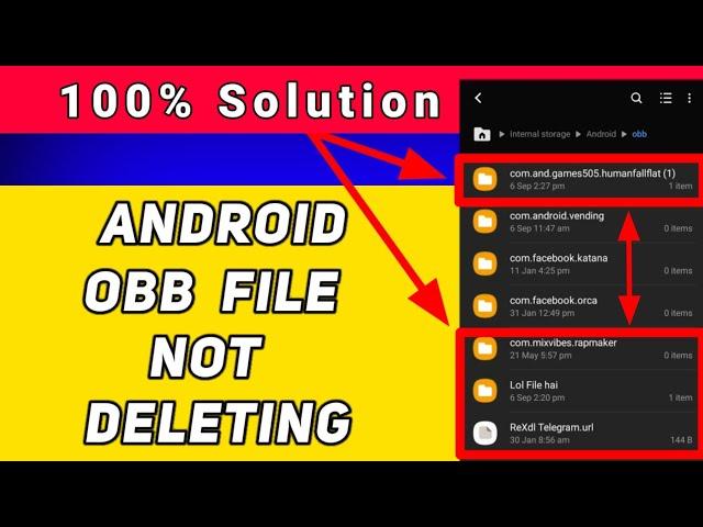 How to Delete Undeletable Files & Folder | Obb file ko delete kaise kare | Best Digital Help - BDH