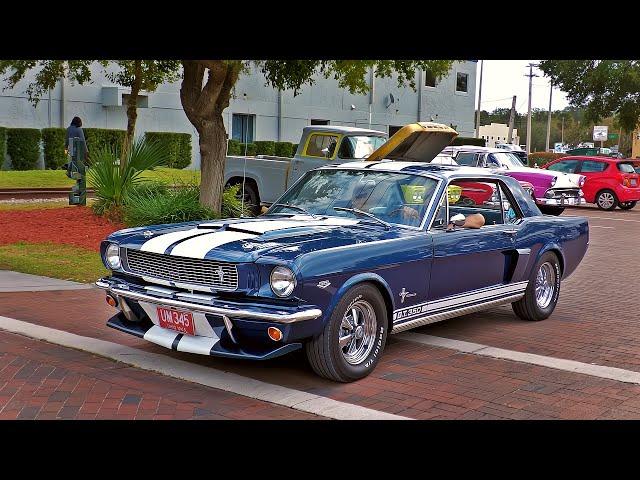 Classic/Muscle Cars Cruising In/Out of Eustis Classic Car Show - December 2024