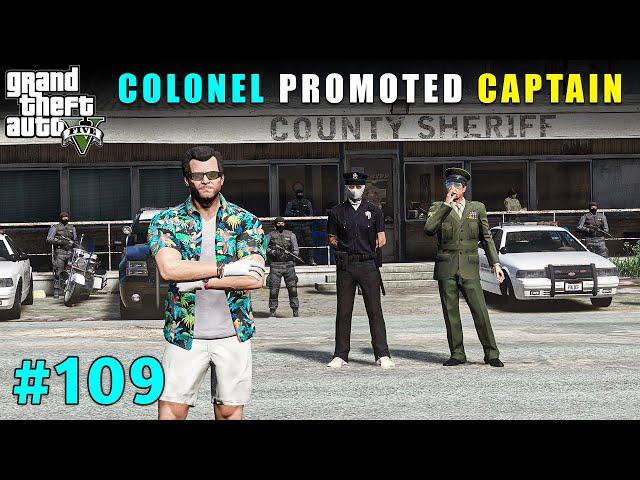 Police Captain Became Commissioner Of City | Gta V Gameplay