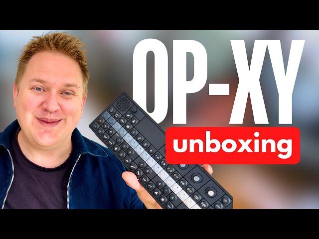 OP-XY unboxing video