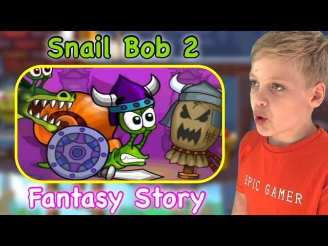 The Snail Ninja is Back! Snail Bob 2 - Fantasy Story (All Levels)