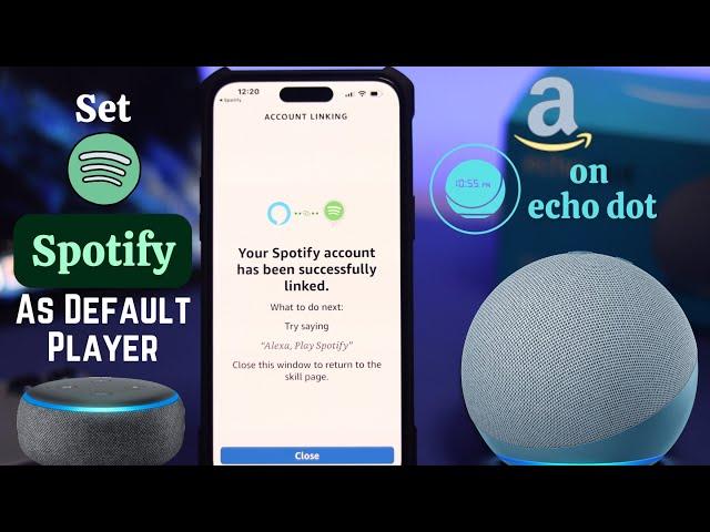 How to Connect Spotify to Amazon Echo Alexa! [Setup as Default Music Player]