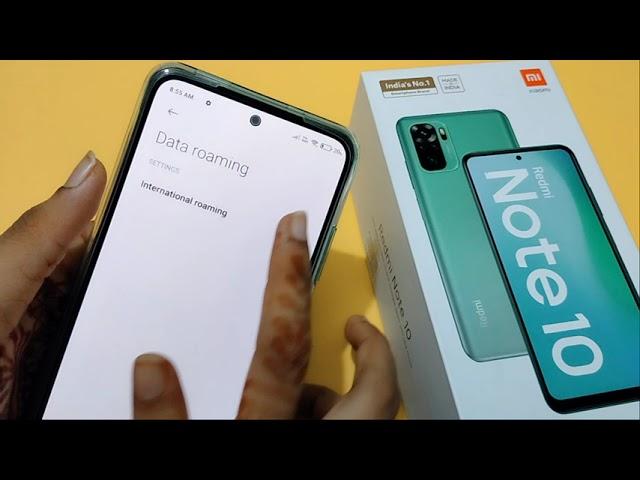 Redmi note 10 data roaming full setting | how to disable data roaming | data roaming set kaise kare