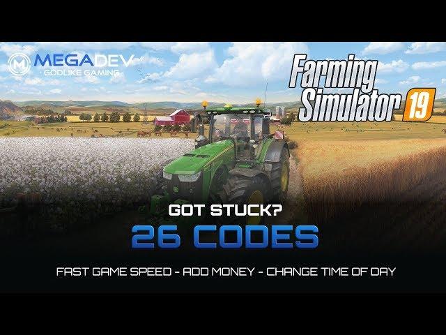 FARMING SIMULATOR 19 Cheats: Money, Change time of day, Game-speed, ... | Trainer by MegaDev