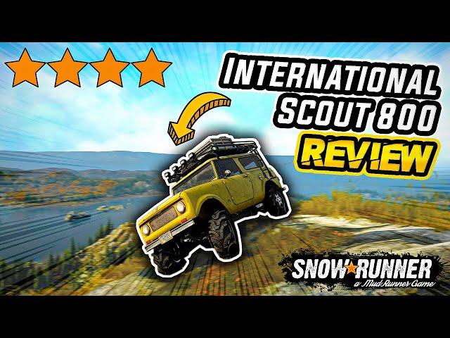 International Scout 800 Location & Review SnowRunner | Free Truck | Test drive