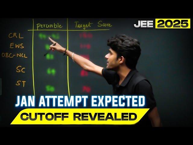 SAFE SCORE for JEE 2025 || Category-wise Cut Off