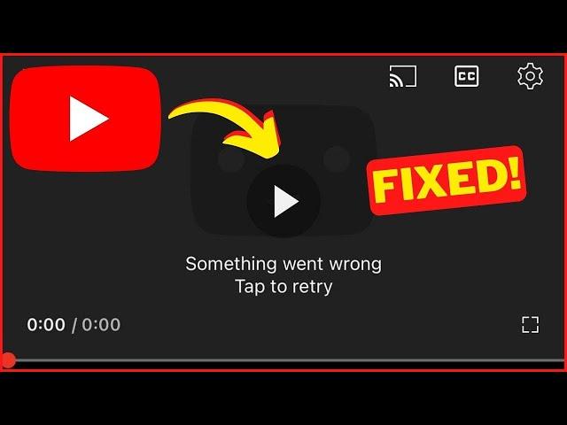 How to Fix “Something Went Wrong, Tap to Retry” on YouTube