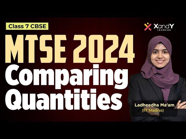 Most Important Questions |Comparing quantities | MTSE Class 7