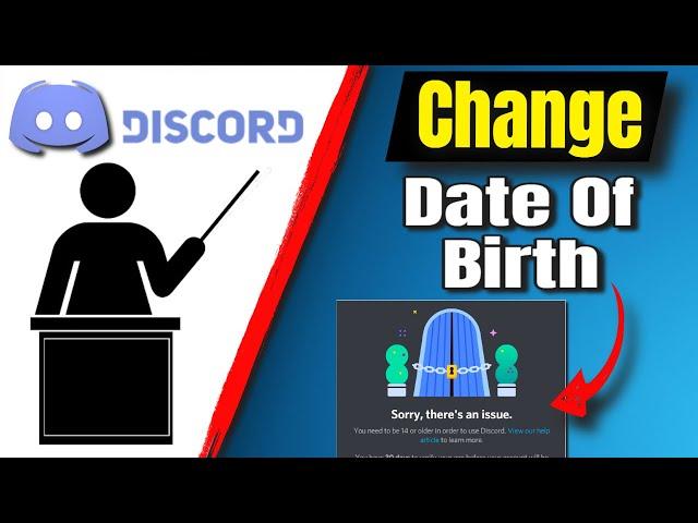 How To Change Date Of Birth On Discord Pc