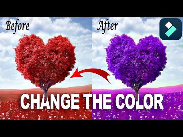 Filmora X | Change The Color Of Any Object Easy Tutorial