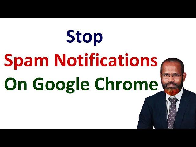 how to stop spam notifications on chrome  in pc 2021