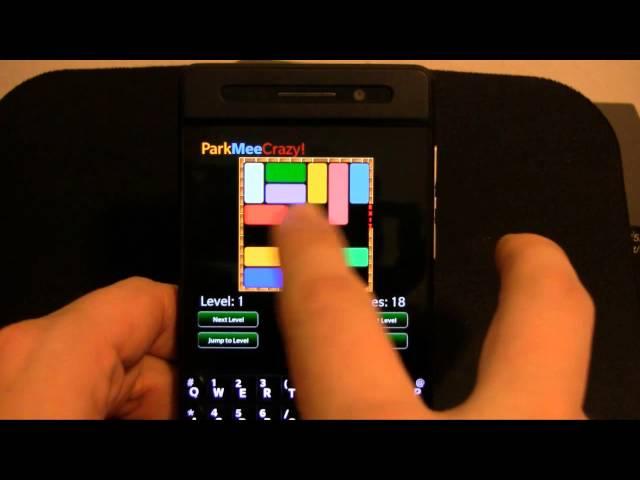 ParkMeeCrazy  running on BlackBerry Q10 (DevAlpha C)