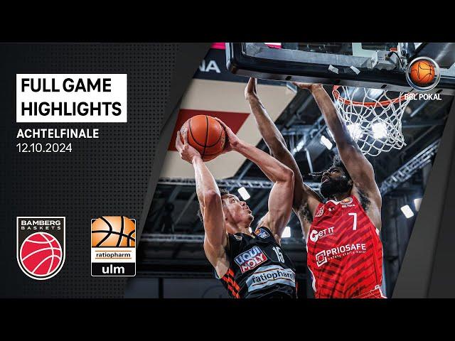 Bamberg Baskets vs. ratiopharm ulm - Full Game Highlights - BBL Pokal Achtelfinale