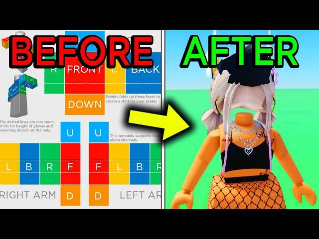 How To MAKE a SHIRT in Roblox (EASY) - Make Your Own Shirt in Roblox