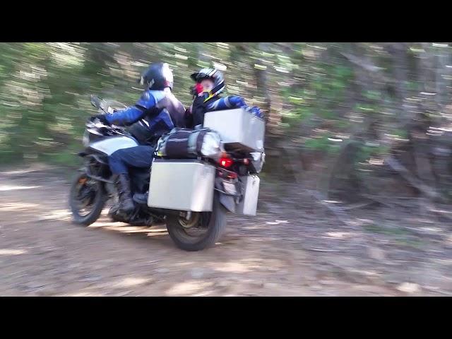 2up riding with kids off road