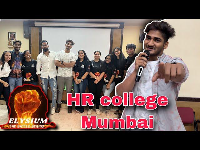 hr college mumbai | Elysium | judging fashion show | Nishad raut