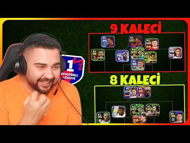 9 KALECİLİ VE 8 KALECİLİ RAKİPLERE KARŞI ZORLU 1.KLASMAN MAÇLARI! eFootball Mobile 2025