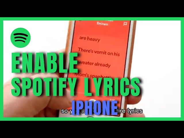 How to Enable Spotify Lyrics on iPhone in 2022