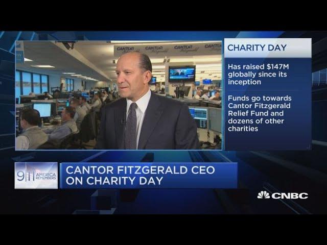 Cantor Fitzgerald CEO on September 11th charity day