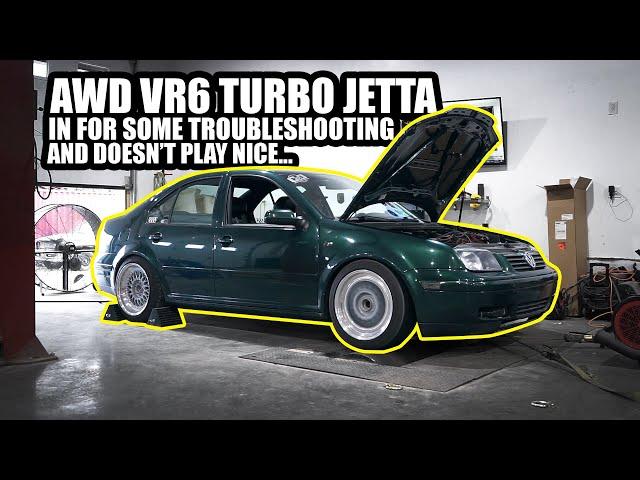 This AWD MK4 VR6 Turbo fights to make power