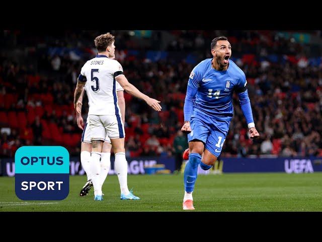 SCENES: Greece BEAT England at Wembley for first time ever!