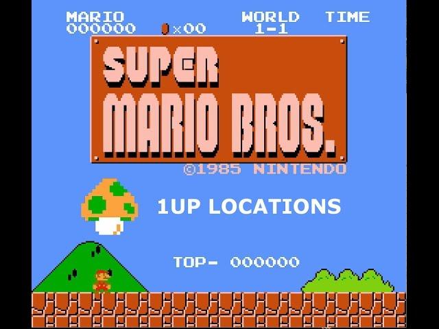 Super Mario Bros Secrets - 1UP Locations