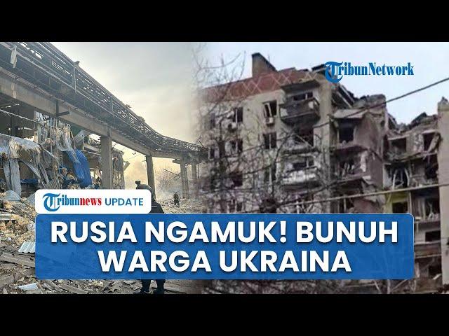 Putin Balas Dendam! Bom Rusia Dijatuhkan ke Donetsk: Rumah Warga Hancur Lebur, 6 Orang Tewas