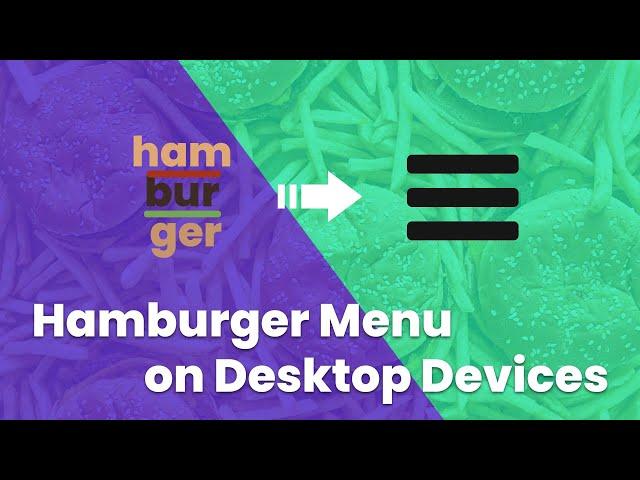 Divi Hamburger Menu Tutorial: Part 2 - How to Add a Fullscreen Mobile Menu on Desktop with Divi