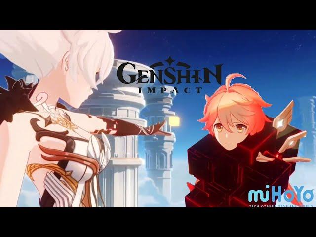 The reason why Unknown God kidnapped Aether | Genshin Impact Animation