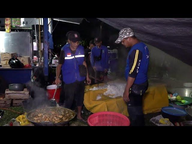 'Ngebul' 24 Jam Sehari, Dapur Umum Tagana Penuhi Kebutuhan Makan Pengungsi Gempa Cianjur