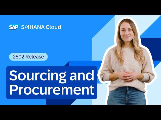 Sourcing and Procurement in SAP S/4HANA Cloud Public Edition 2502 | Demo