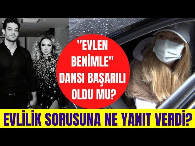 Hadise'ye evlilik sorusu soruldu! Hadise ve Mehmet Dinçerler ne zaman evleniyor?