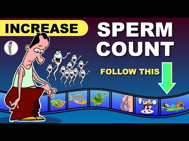 How to increase Sperm Count | Sperm count increase food | Infertility | Low Sperm Count - Solution