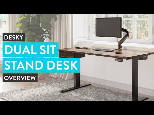 Desky Dual Sit Stand Desk Overview