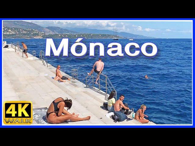 【4K】WALK MONACO 4k video WALKING TOUR slow tv TRAVEL CHANNEL