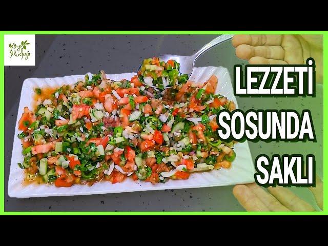 Kaşık Salatası Yapılışı - Gavurdağı Salatası Tarifi - Lezzeti Sosunda Saklı | Emine'nin Köy Mutfağı