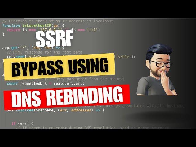 SSRF bypass using DNS rebinding