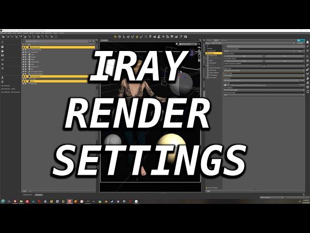 Render Settings Iray 2022