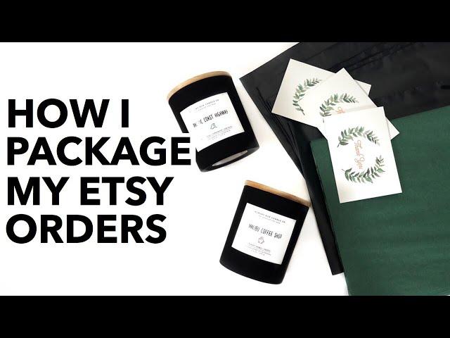 HOW I PACKAGE MY ETSY ORDERS | How To Protect Your Candles During Shipment When Selling Online