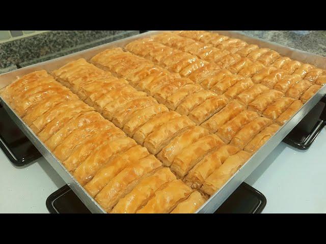 TAM ÖLÇÜLÜ TAM KIVAMINDA TÜM PÜF NOKTALARI İLE IDEAL BİR BAKLAVA TARİFİ 