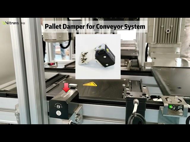 Pallet Buffer | Damper  for Conveyor System Cross Section