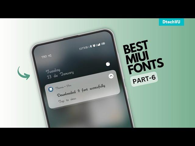 Cool MIUI fonts for Xiaomi, Poco | Best MIUI Fonts Part-6